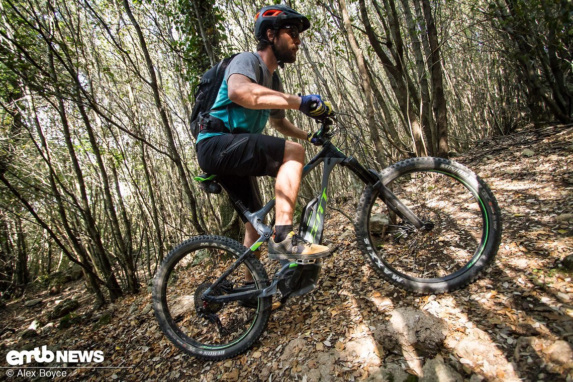 The start position is key. With the pedal position in the 2 o'clock position place your body weight slightly forward. Head up and a wide stance with the arms, balance is the key to starting on a hill.