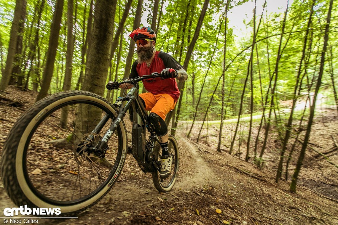 Steile Anstiege lassen sich gut meistern