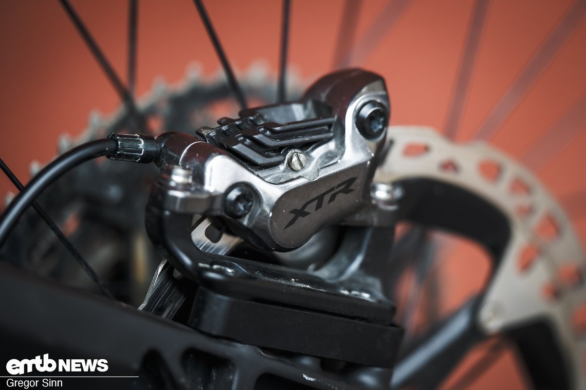 ... Shimano XTR-Bremsen.