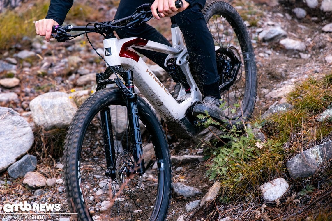 Das RockShox-Fahrwerk verrichtet auch im Downhill gute Dienste.