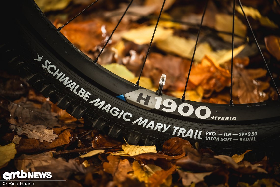 Die DT Swiss-Laufräder sind mit grippstarken ...