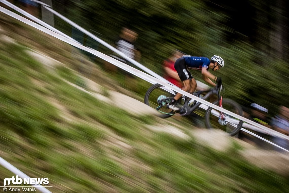 Die Downhill-Sektionen waren schnell und ziemlich technisch.