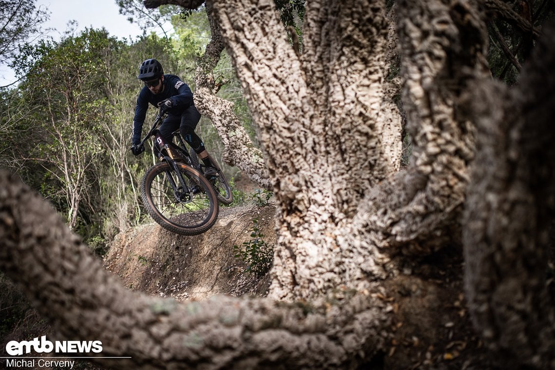 Gregor, unser rasender Ingenieur, fühlt sich auf jedem Trail der nördlichen Halbkugel wohl und freut sich auf so ziemlich jeden Testride.