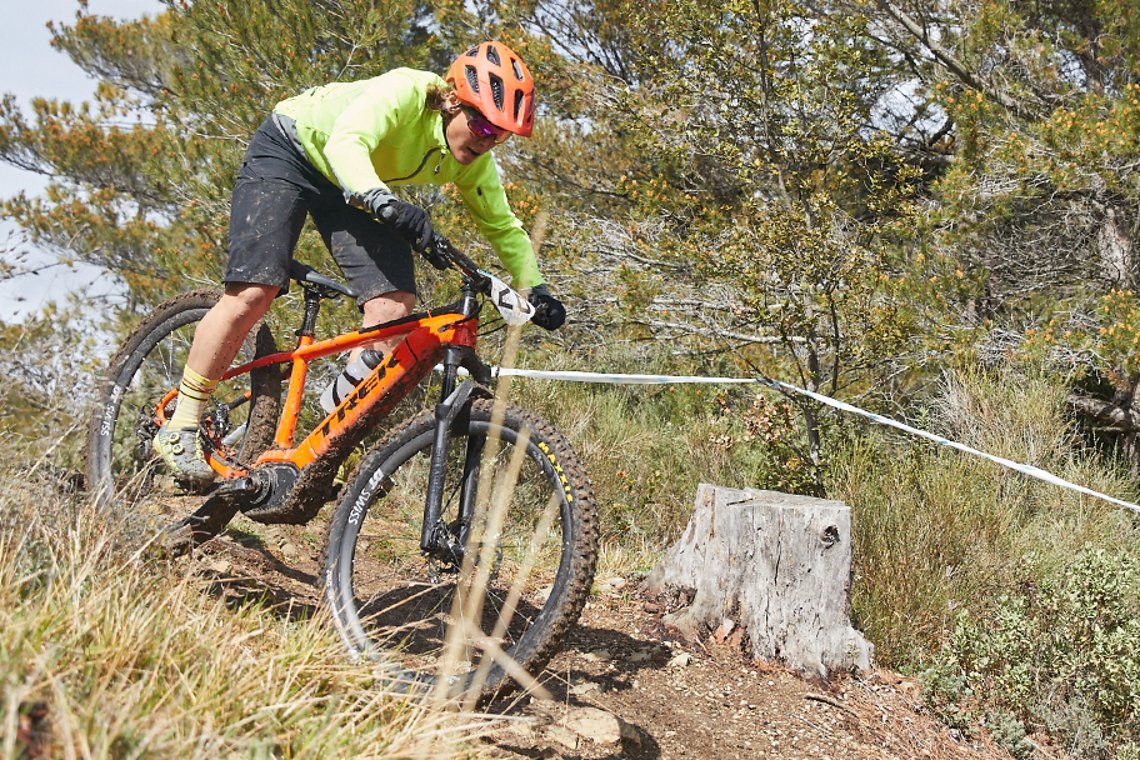 Nathalie startetet schon bei einigen wichtigen E-MTB-Rennen