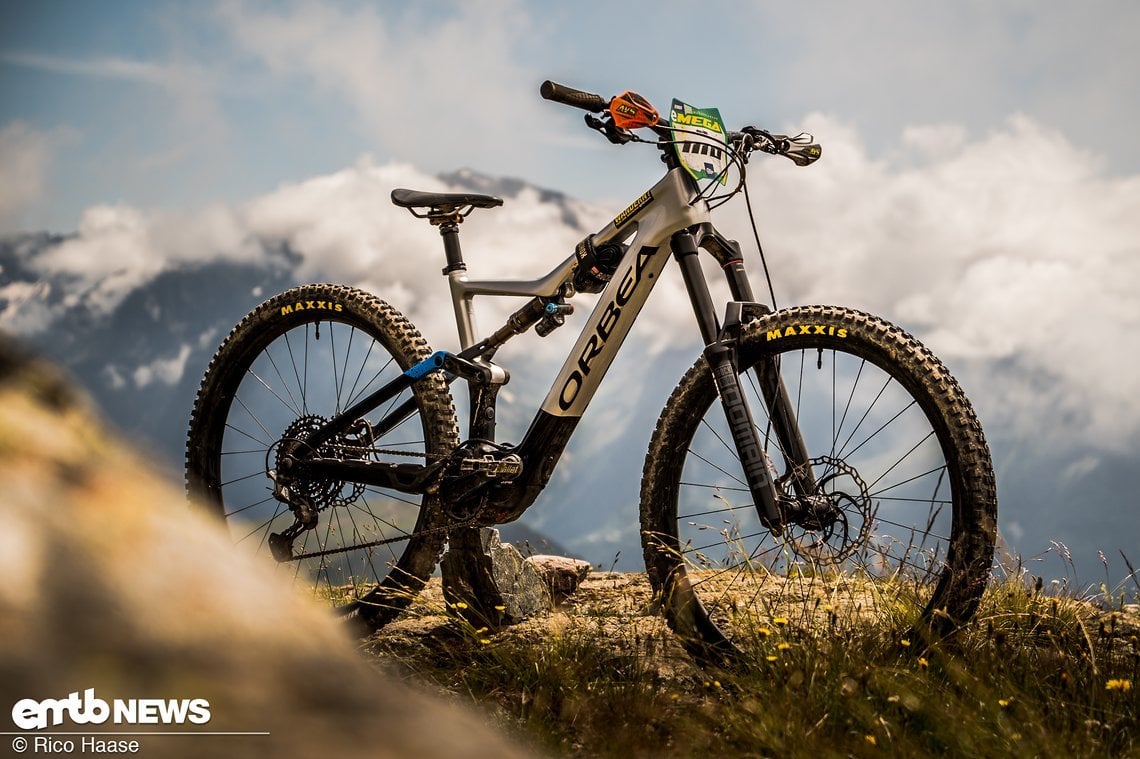 Ein leichtes E-MTB, wie das Orbea Rise, ist ideal für die E-Bike-Megavalanche