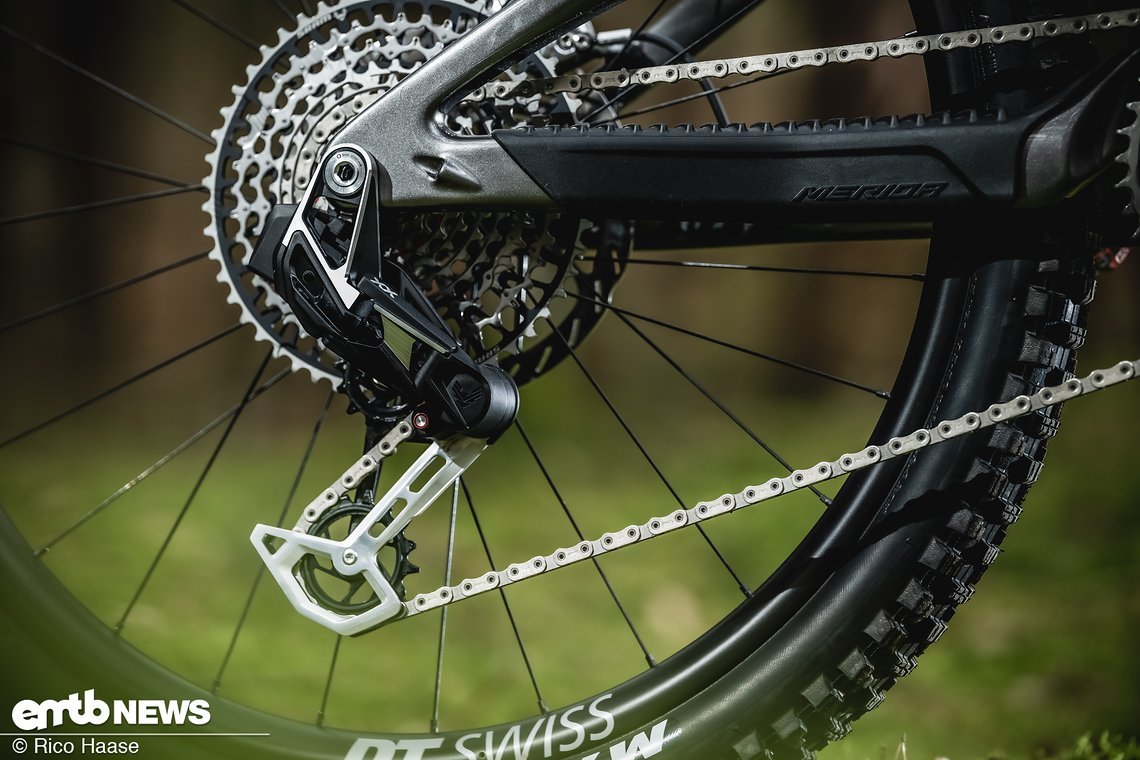 ... SRAM XX Eagle Transmission geschaltet.