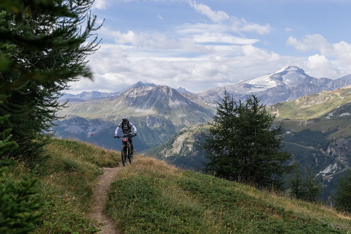 Bei der E-Tour de Haute-Tartenaise ging es ruppiger zu: 6000 Höhenmeter auf 85 Kilometern Strecke.