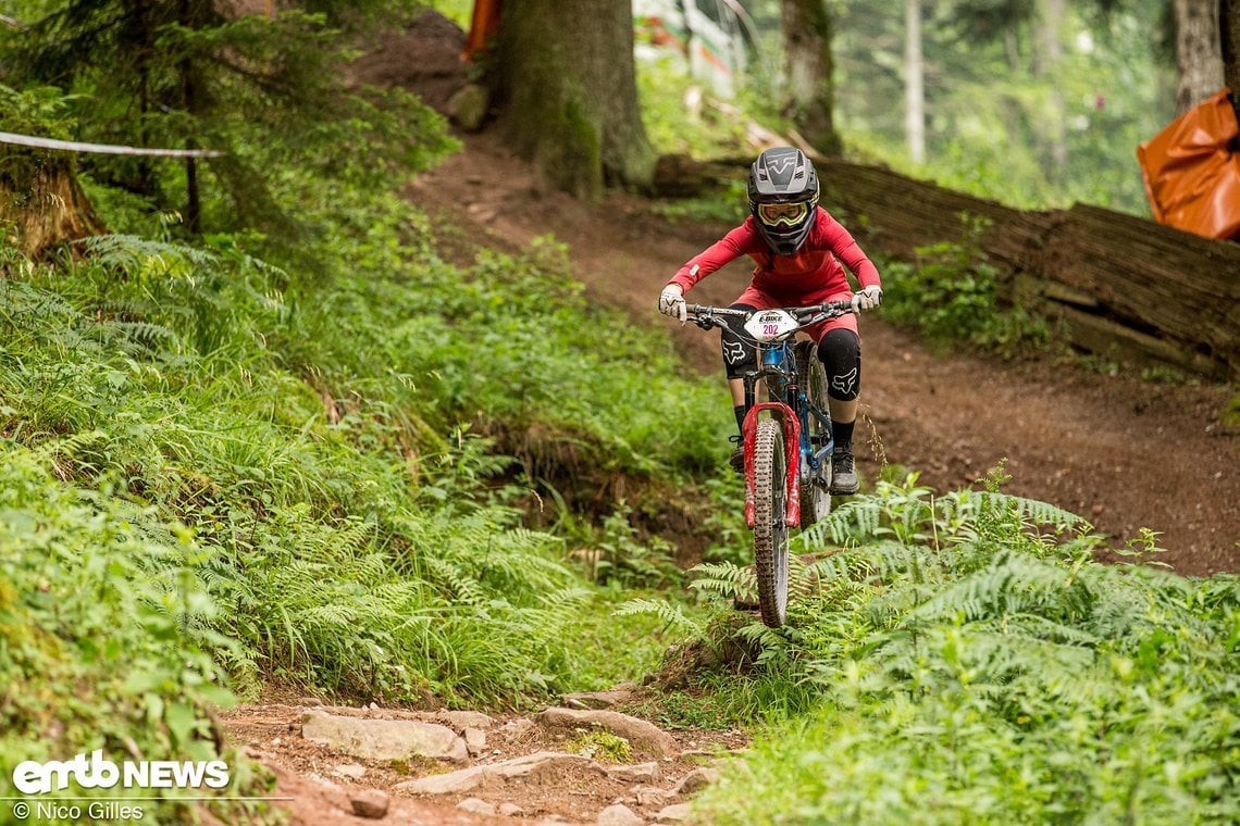 Die Enduro-Stages waren wild ...