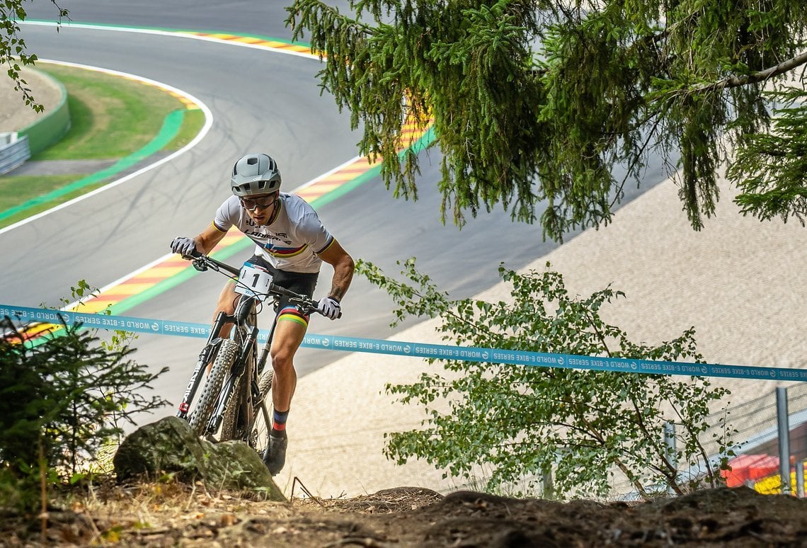 Mountainbiking am Formel-Eins-Kurs: Spa Francorchamps.