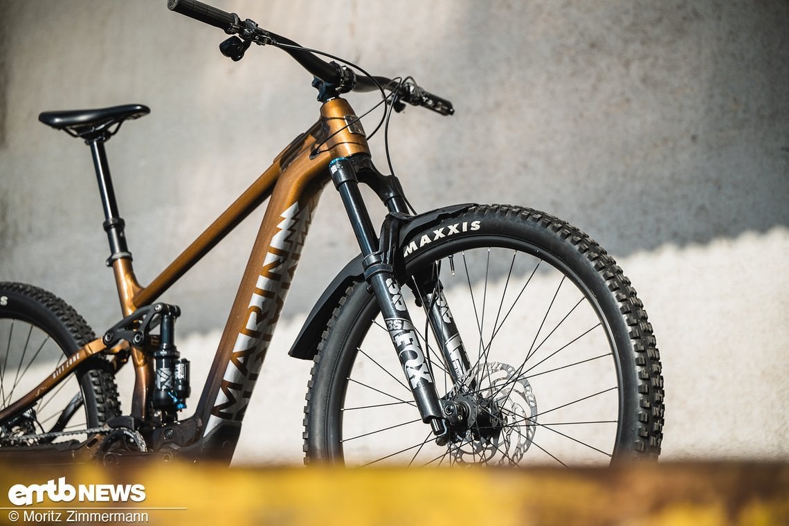 Der Lenkwinkel lässt sich über eine andere Steuersatzschale verändern. 0,5° flacher oder steiler ist möglich.