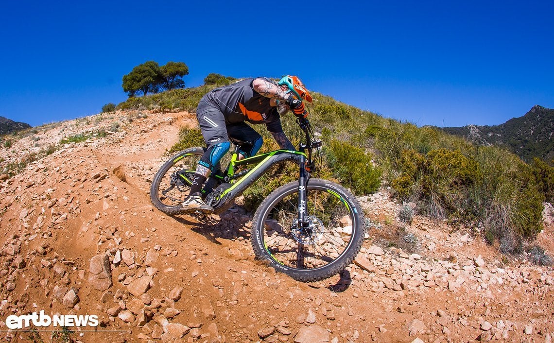 Kurvige Downhills haben uns viel Spaß gemacht