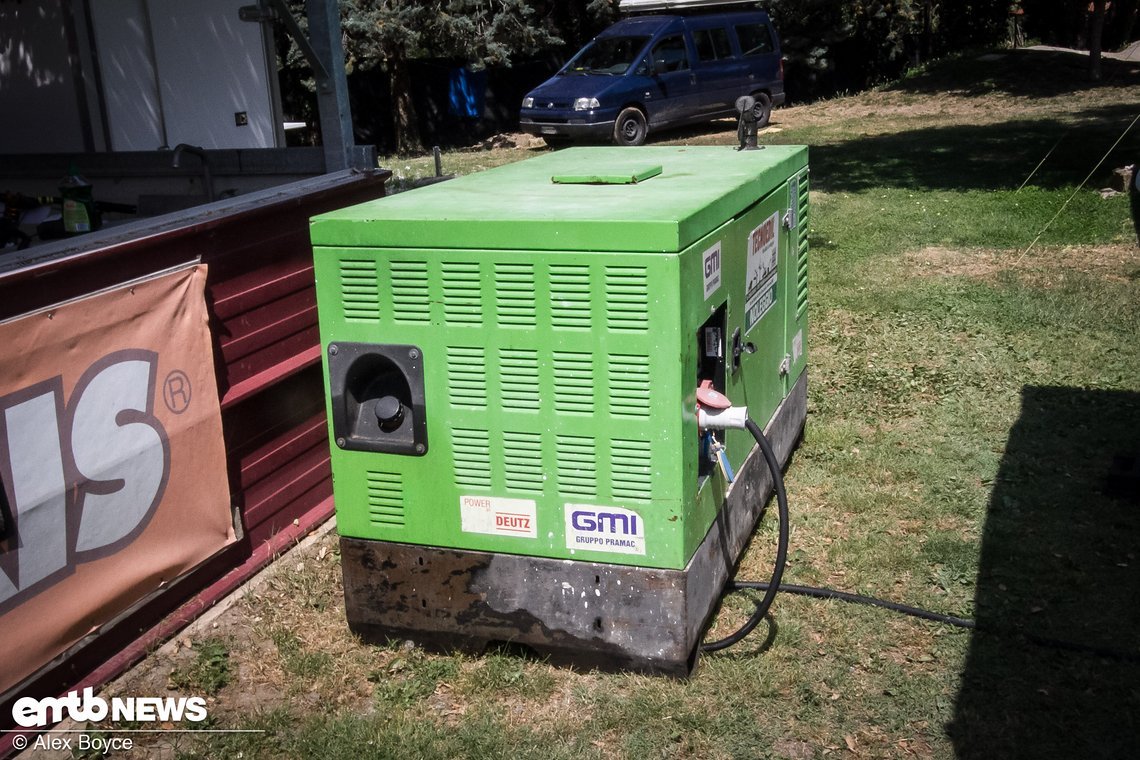 25 kW Generator für die Ladestation.