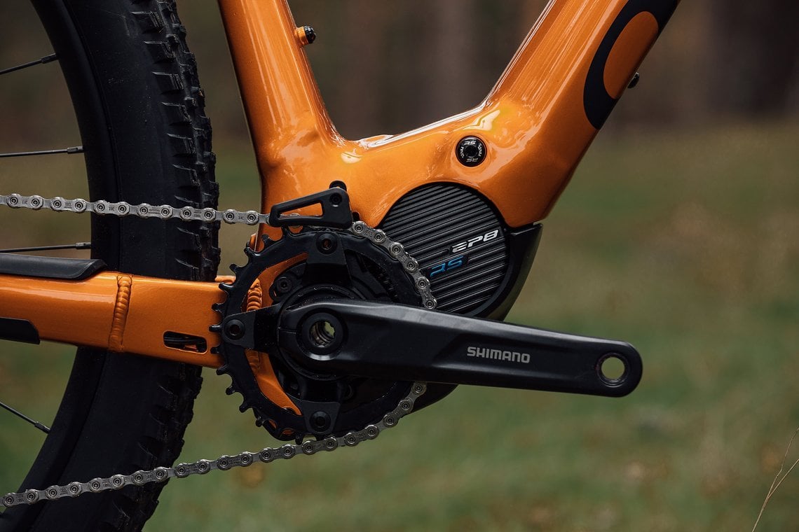 Angetrieben wird das neue Orbea Urrun von einem Shimano EP8 RS-Motor.