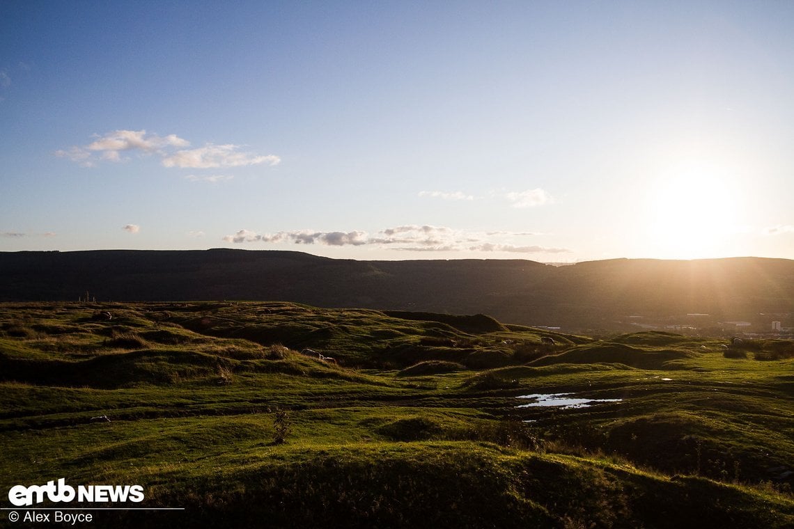 Die Landschaft ist atemberaubend schön