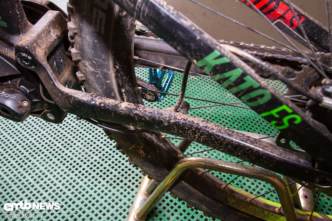 Normal frame dirt.