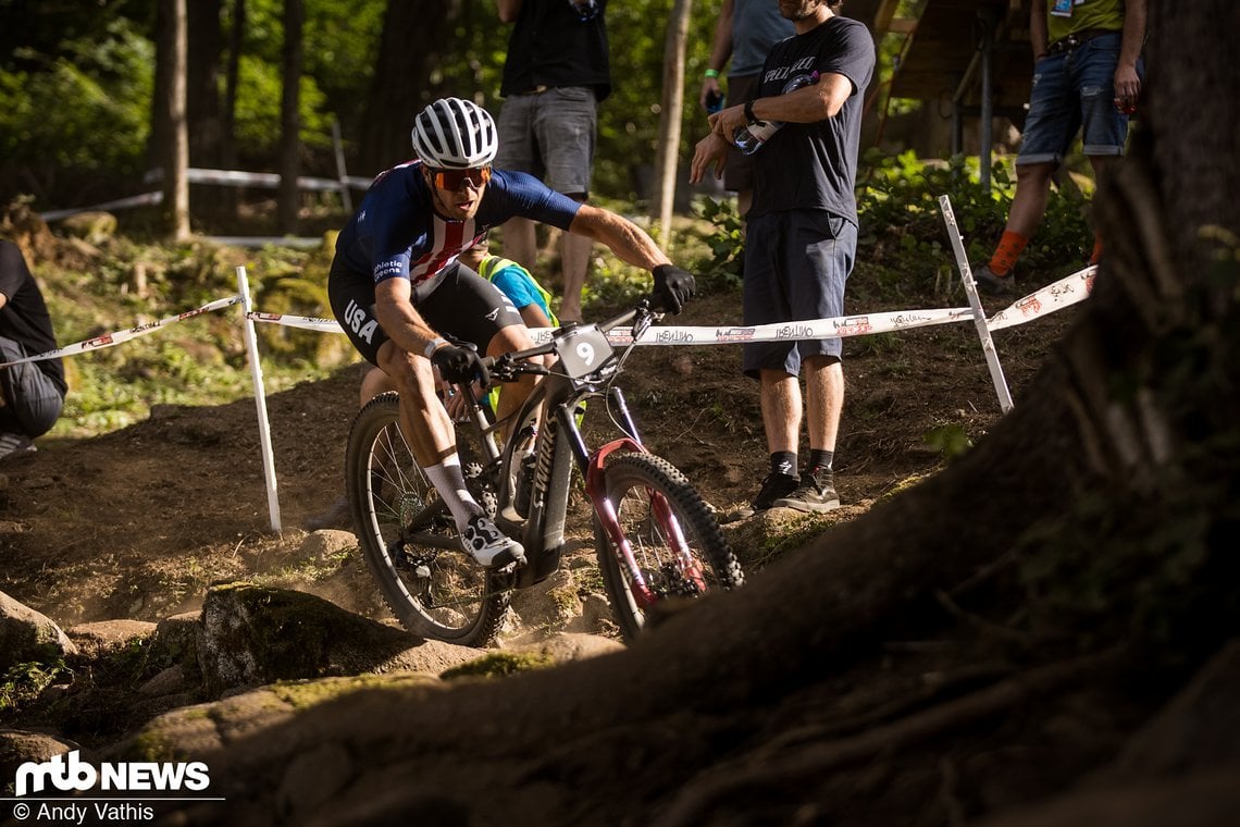 Der Trail war teilweise ziemlich technisch und schwer zu fahren.