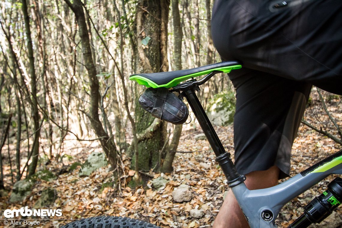 Put your saddle at about 80 percent of maximum height and your body weight should be hovering just above the nose of the saddle.