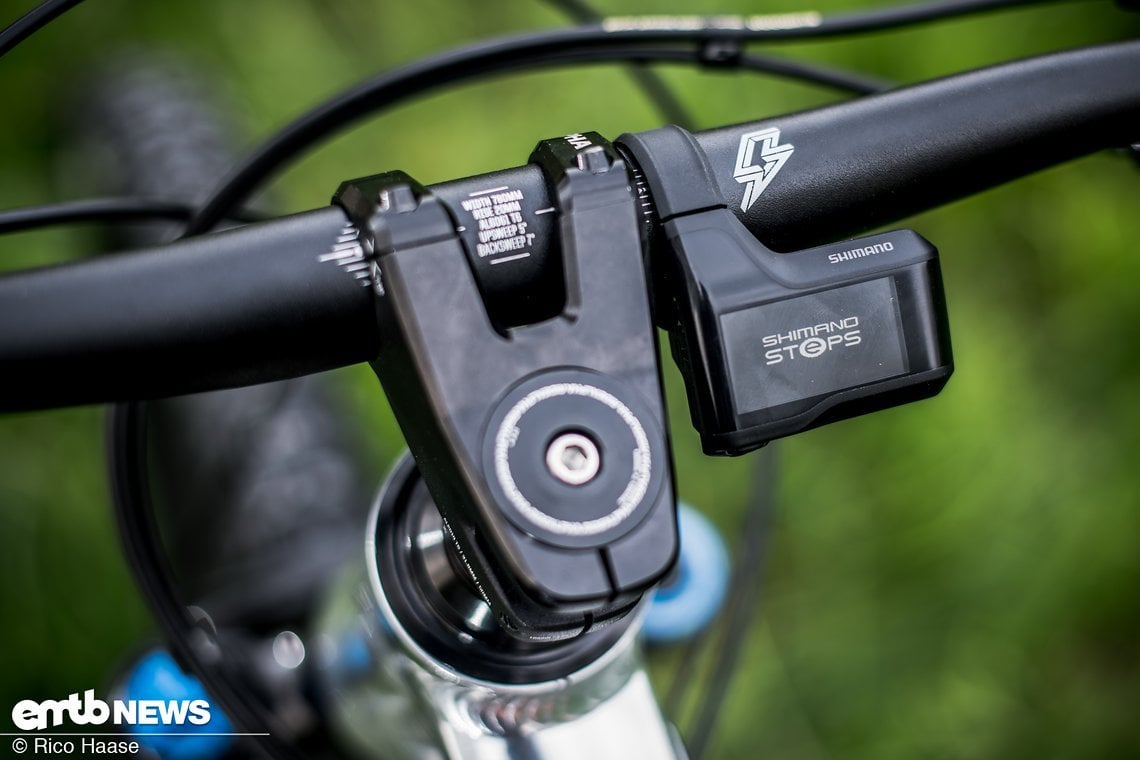 Natürlich nutzt Commencal auch das gut lesbare Shimano-Display