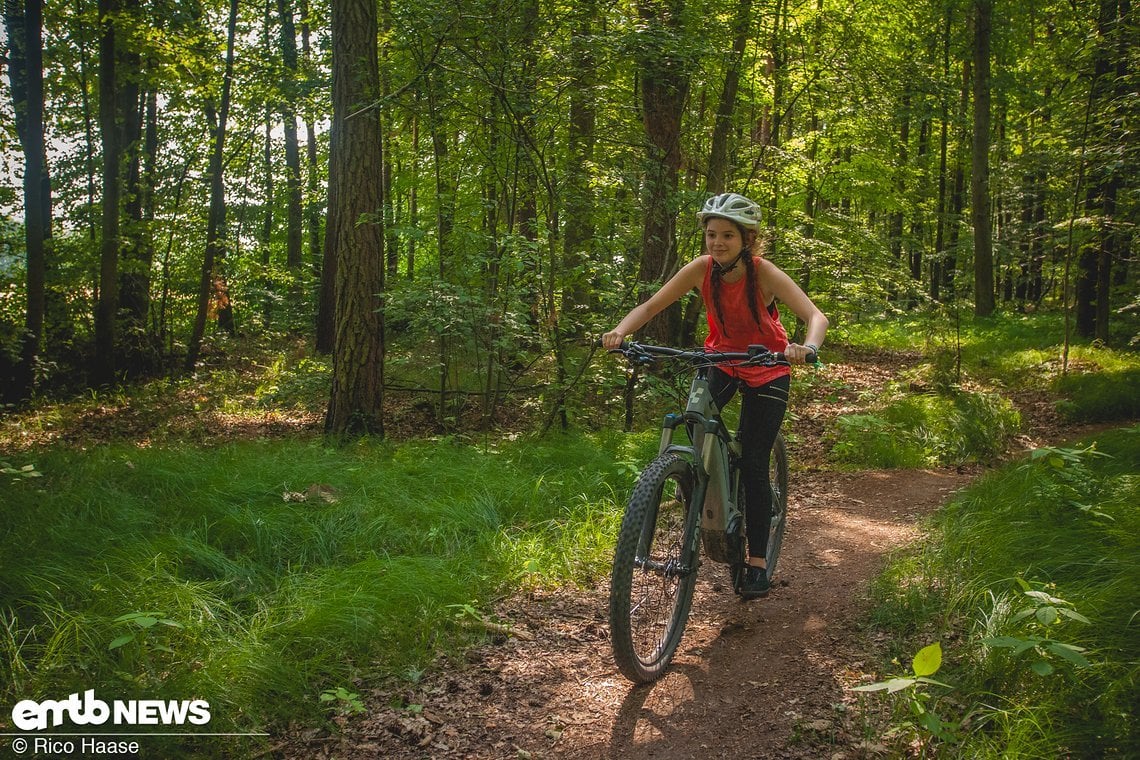 Mit dem eMTB geht es ziemlich leicht