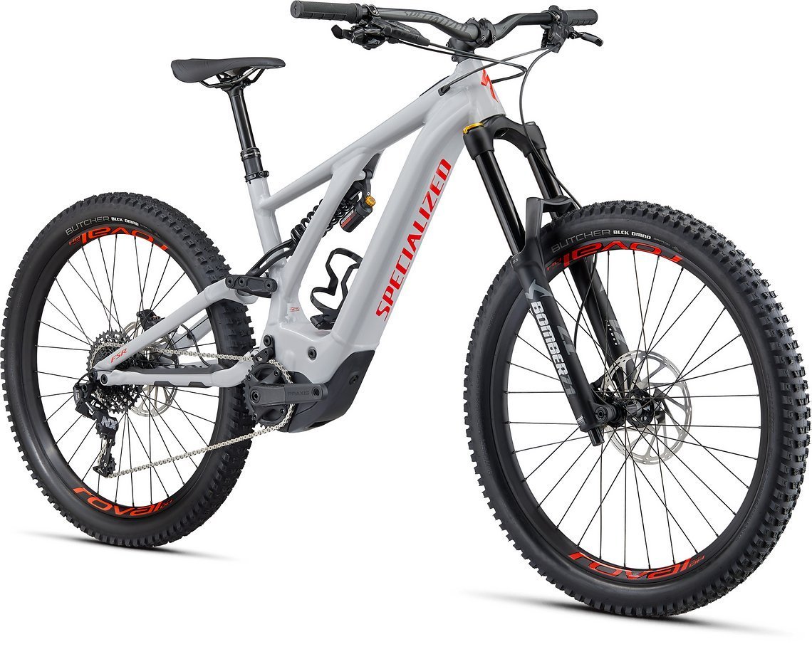 Specialized Turbo Kenevo – Farbe: Dove Grey / Rocket Red