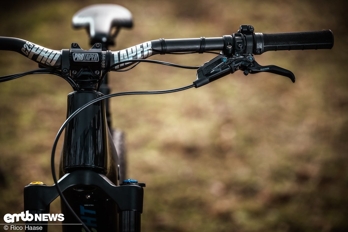 Am Cockpit sorgt der Protaper-Carbonlenker für das gewisse Etwas.