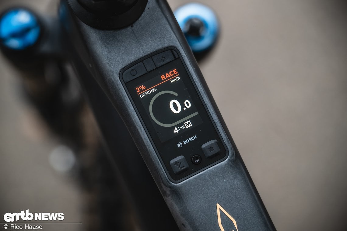 Das reine M zeigt an, dass hier komplett manuell geschlatet wird.