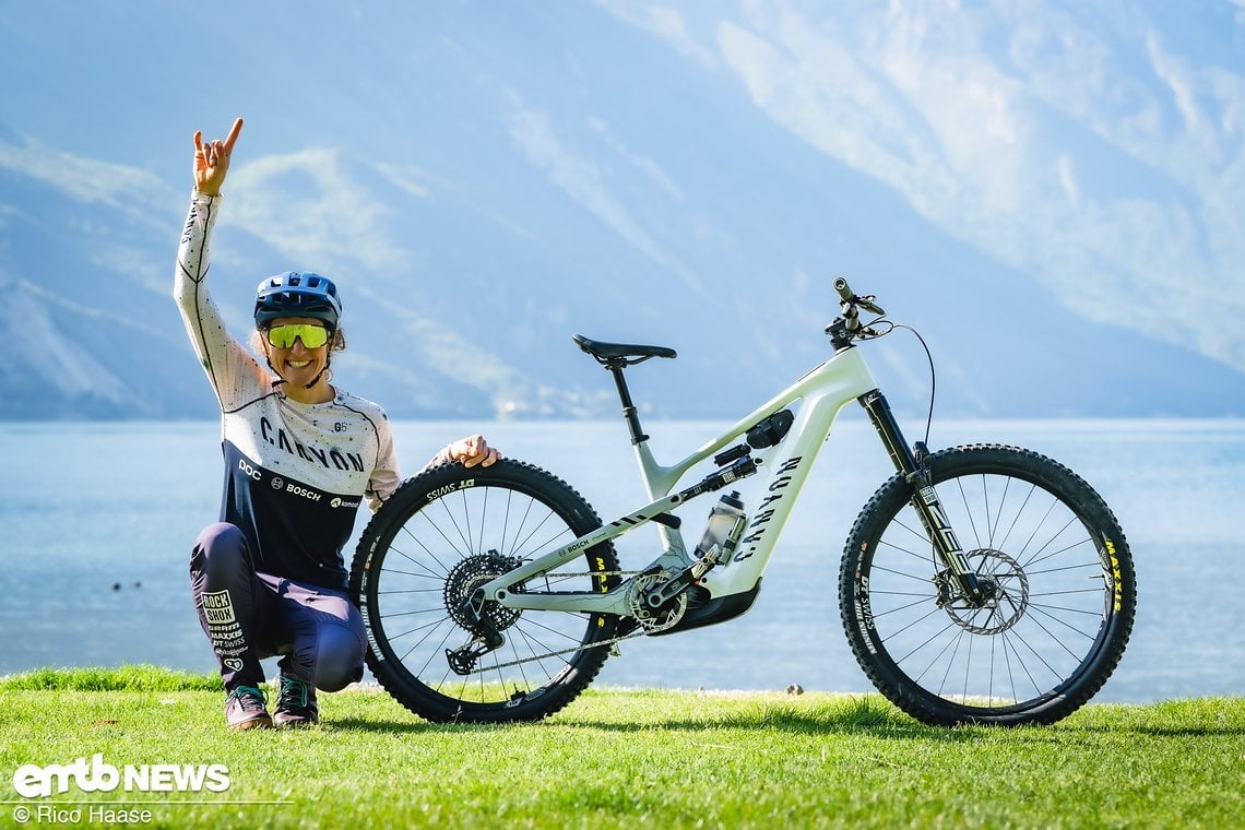 Ines Thoma und ihr Canyon Strive:ON haben wir in Riva am Gardasee getroffen.