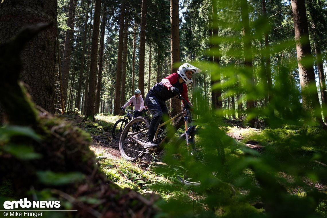 ... wunderbaren Flow, alles, was Bikende so brauchen.