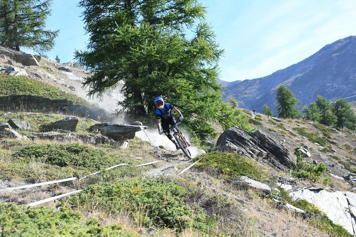 Brutal gut! Bei der E-EWS in Zermatt waren die Stages sehr anspruchsvoll und führten durch fantastische Landschaften.