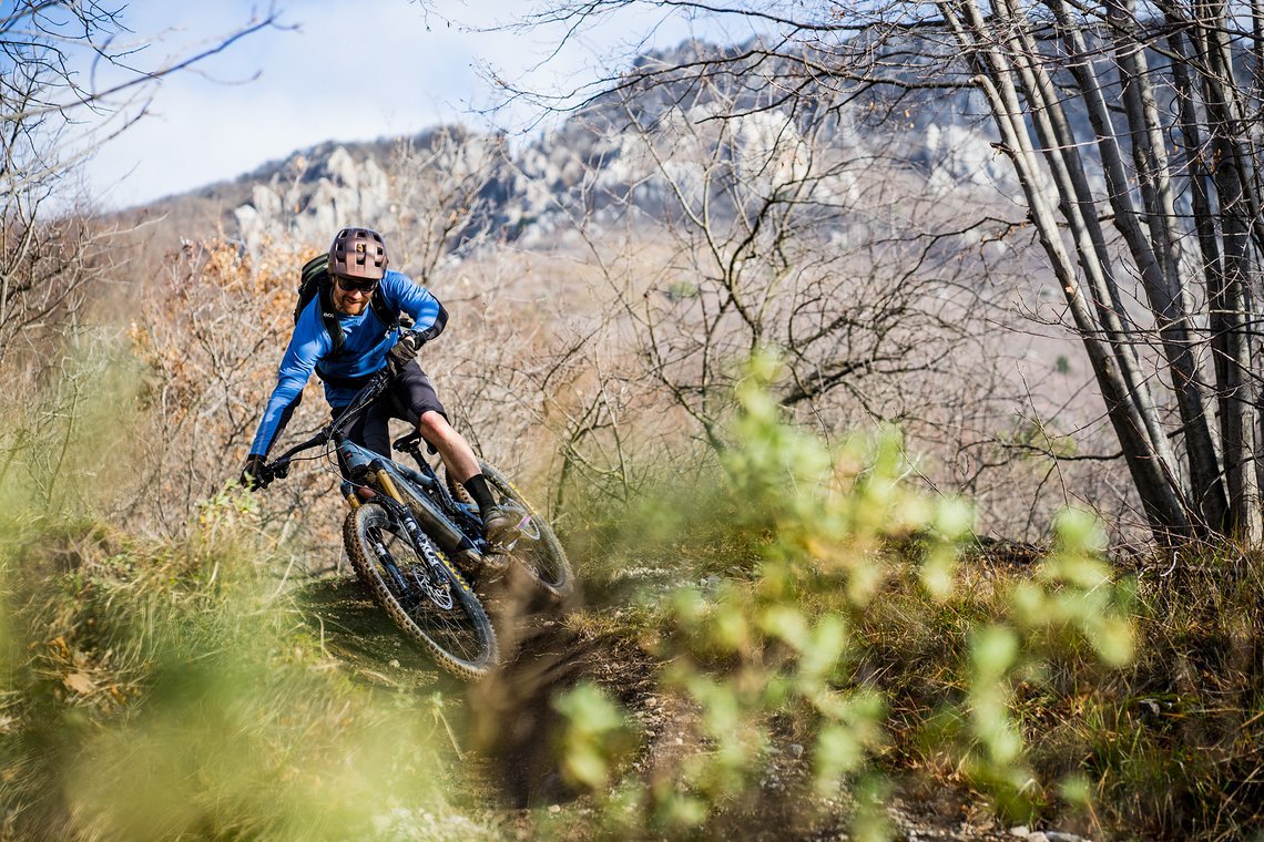 Max und das verschmitze Trailgenuss-Grinsen.