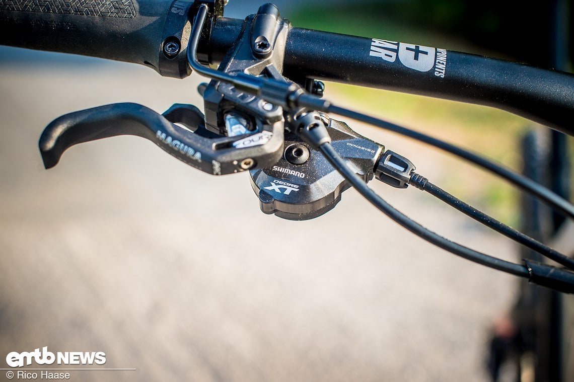 Die Shimano XT-Schaltgruppe ist Garant …