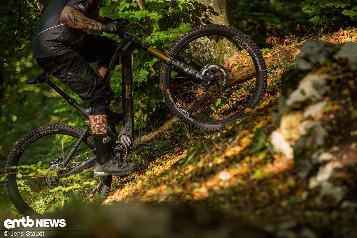 Steile Uphill-Sektionen sind mit dem Shimano EP8 ein Klacks!