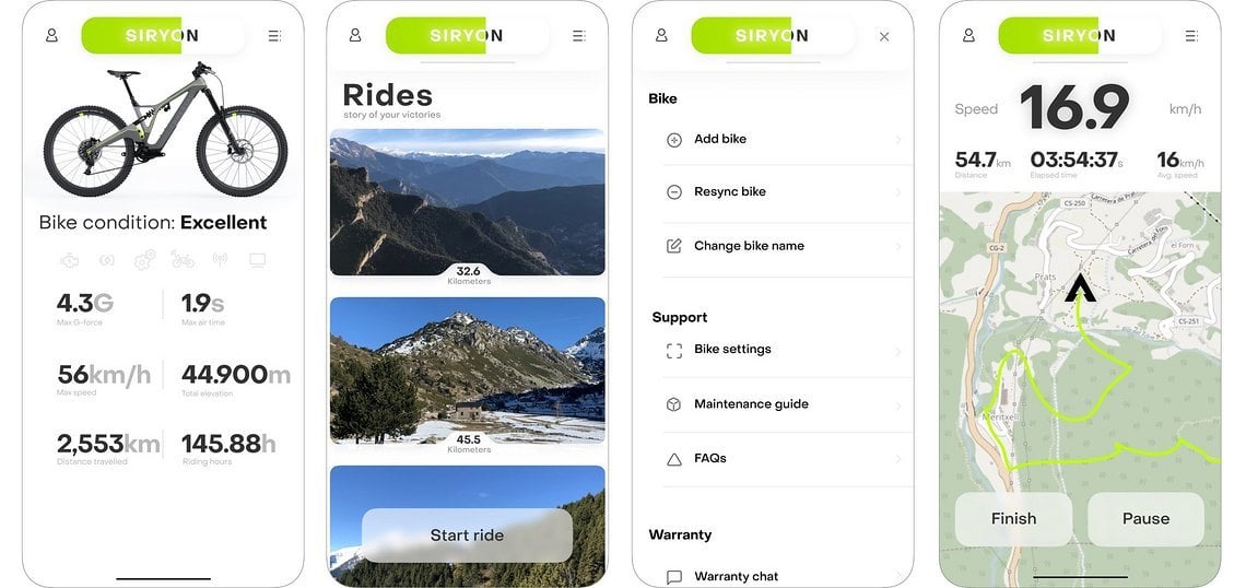 Forestal App – die eigens entwickelte App dokumentiert alle wichtigen Daten der Fahrt