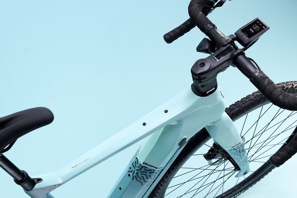 Lenker-Remote und Kiox Display verraten: Dieses Bike ist nicht Smart System kompatibel.