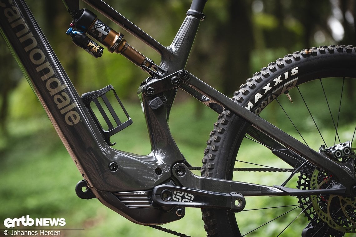 Cannondale setzt beim Moterra SL auf einen Hinterbau mit Flex-Pivot-Technologie.