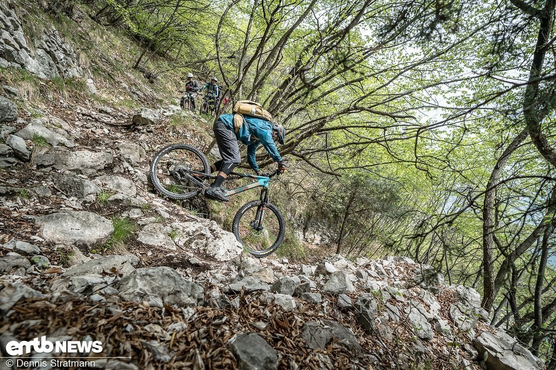 Frühjahrserstbefahrung auf ungefegten Trails