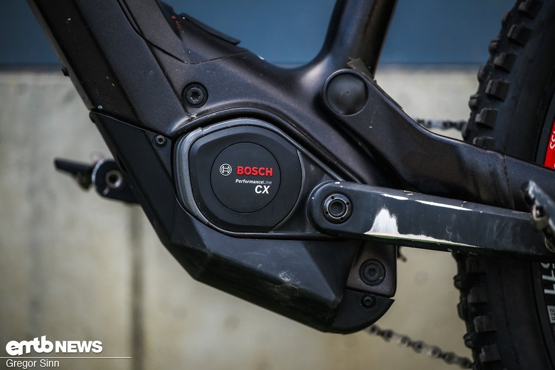 Auch in diesem E-Bike kommt ein Bosch Performance Line CX-R der jüngsten Generation zum Einsatz.