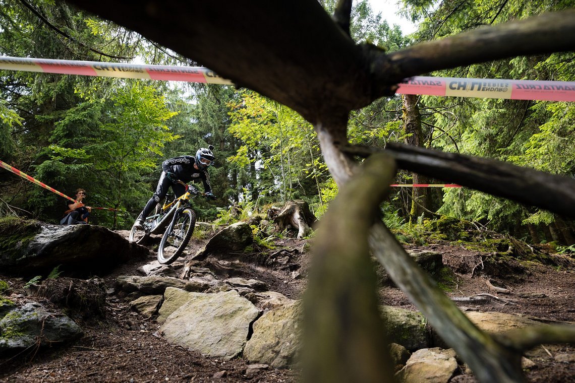 Die E-Bike-Stage beinhaltete den Uphill-Trail und die Enduro II – die man beide aus dem Bikepark kennt.