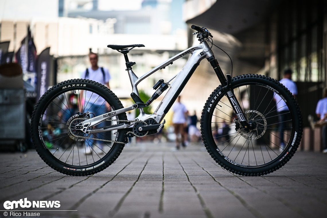 Verbaut war die neue MGU (Motor-Getriebe-Einheit) in einem E-Bike von Alutech.