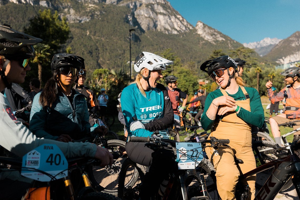 Vor-Start-Geplänkel mit Kathy Kuypers