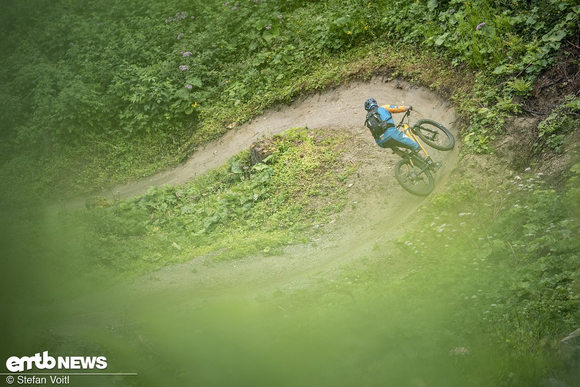 Auf den Trails in Serfaus Fiss Ladis konnten wir dem neuen eMF 527 schon mal auf den Zahn fühlen