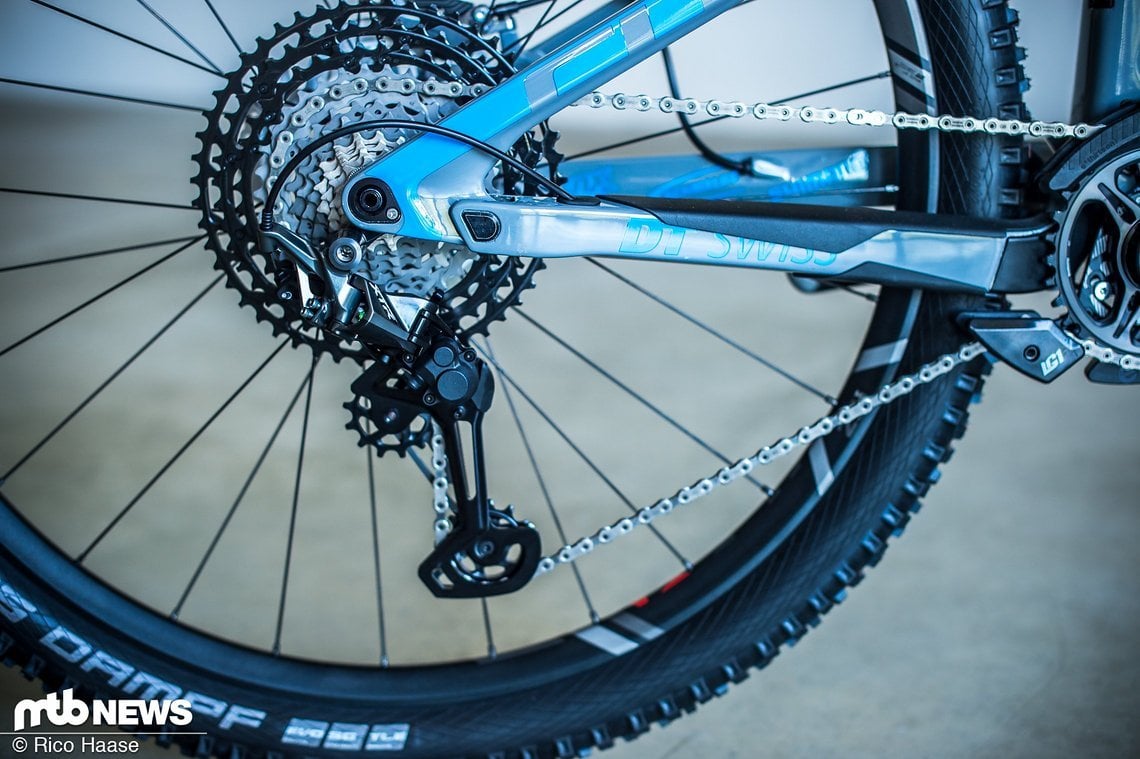 Am E-MTB sehr selten: Shimano XTR