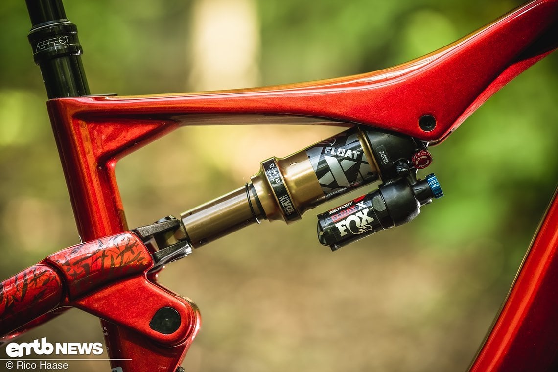 Beim Topmodell iLynx+ Trail Pro 8.9 ist ein Fox Float X Factory verbaut.