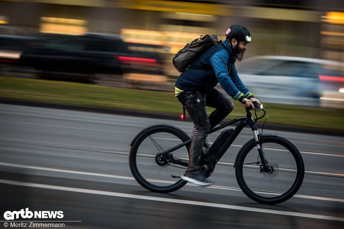 Mit über 40 km/h durch die Stadt