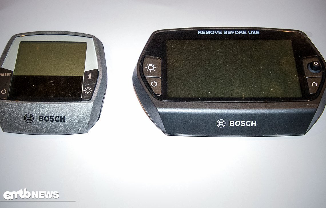 Links das Intuvia-Display und rechts das leistungsstarke Nyon-Display von Bosch