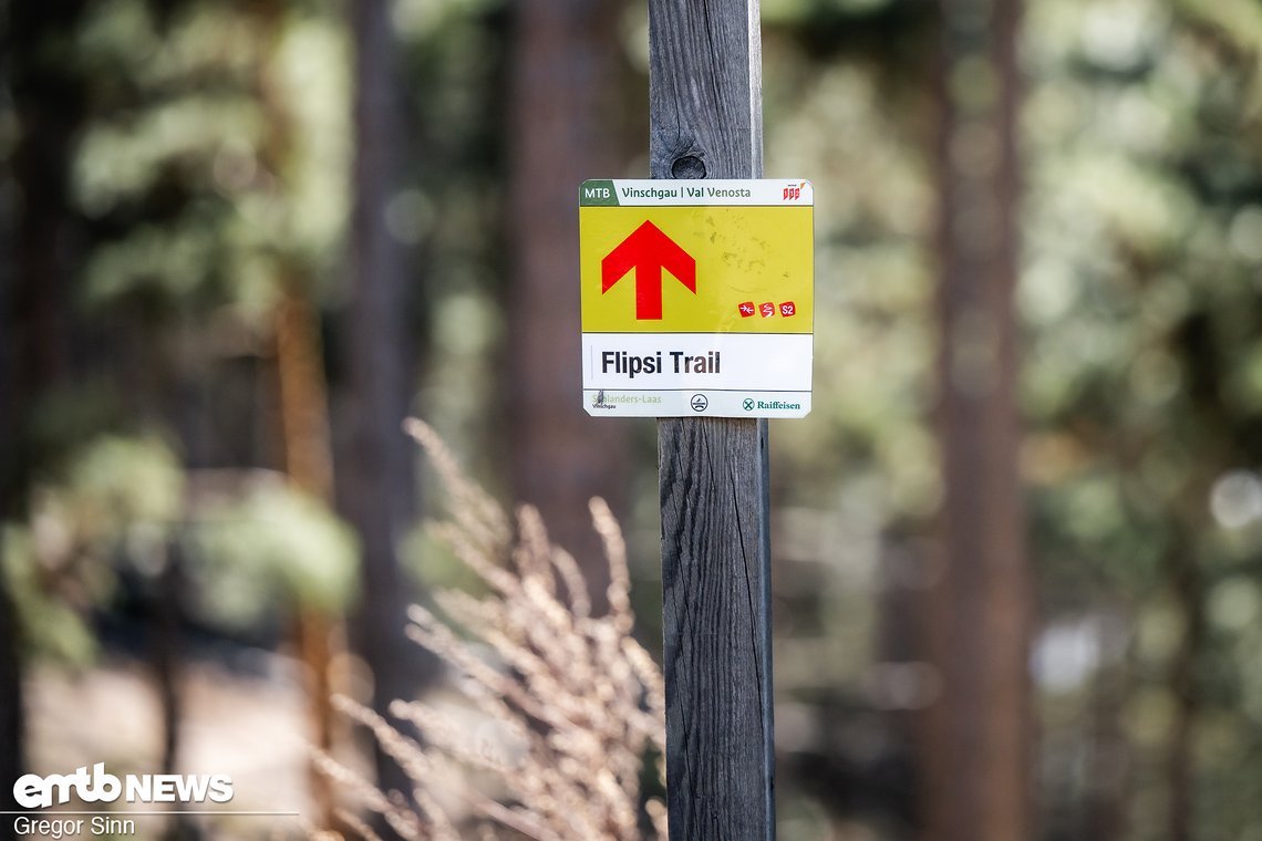 Unser Testloop verlief über mehrere Sektionen des Flipsi-Trails.
