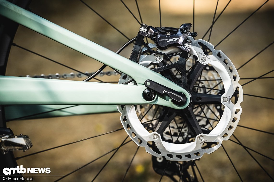 ... Shimano XT 4Kolben-Modelle zum Einsatz.