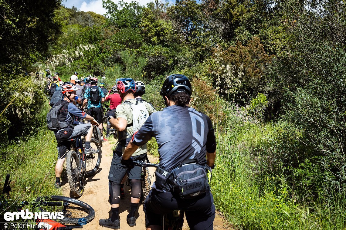 Die Trails über Castiglione della Pescaia eignen sich hervorragend als Teststrecke.