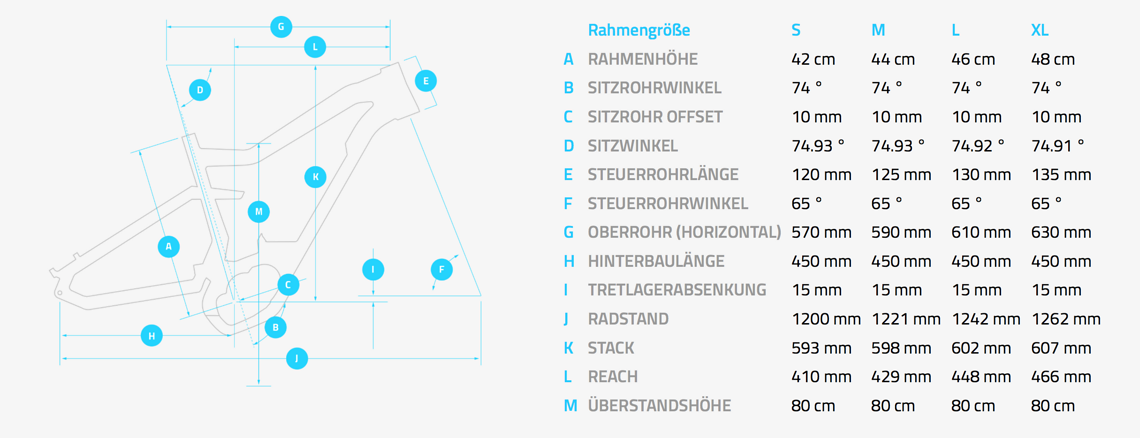 Die überarbeitet EVO-Geometrie im Detail