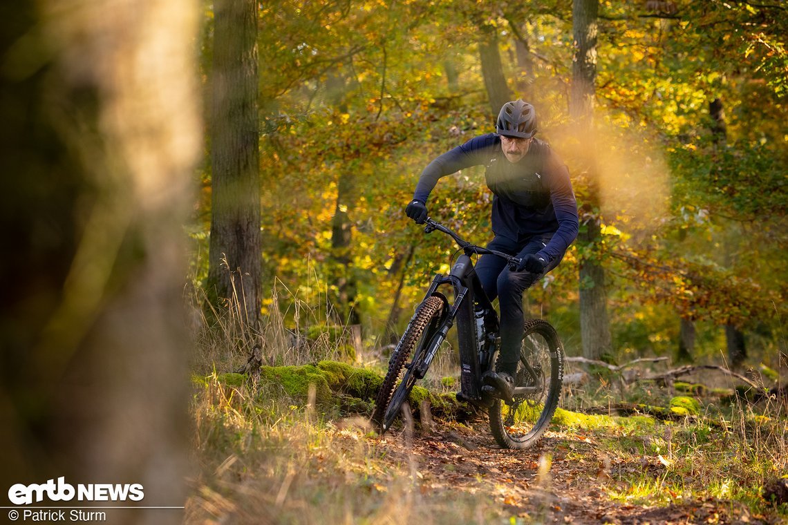 Großer Typ, großes Bike